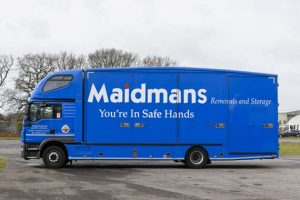 Maidmans Branded Blue Truck